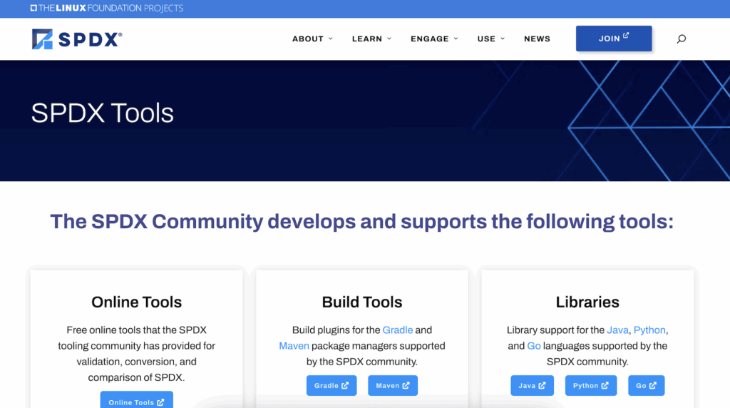 SBOM tools explained: Formats, use cases, and top solutions 6 SPDX tools